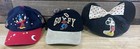 Vintage Lot Of 3 Walt Disney Mickey Mouse Minnie Mouse Goofy Hats