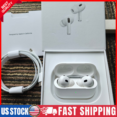 Apple Pro 2nd Generation Bluetooth Earbuds Earphone with Charging Case Lightning