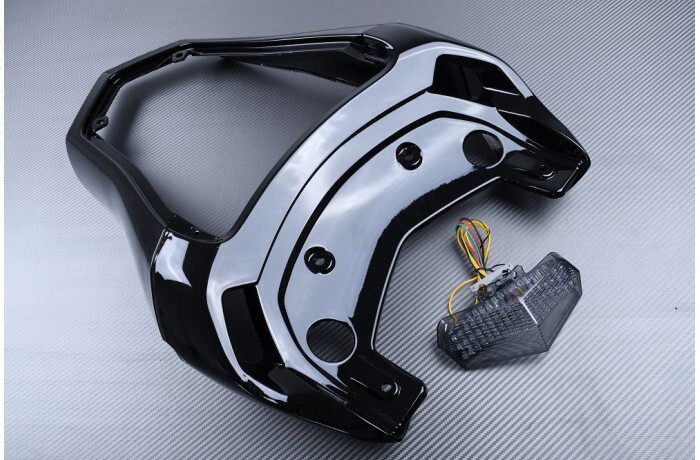 Carénage arrière en ABS injecté et feu à LED fumé pour DUCATI SBK 749