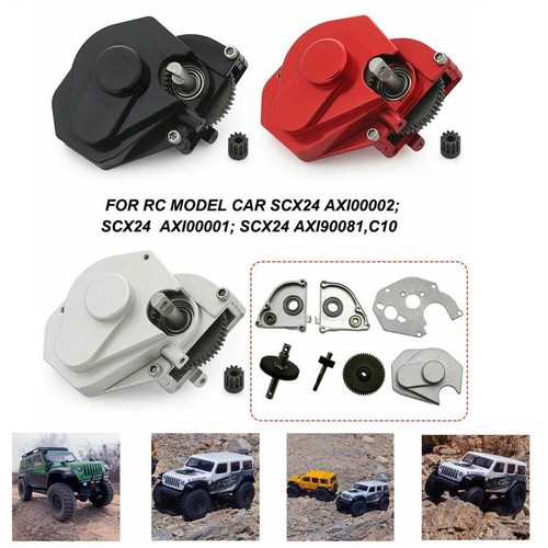 Metal Transmission Gear With Gear For 1:24 RC Crawler Axial SCX24 AXI90081 C10 - Picture 1 of 15