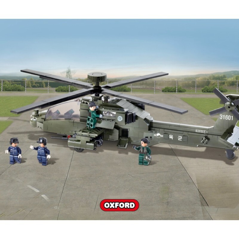 OXFORD Cobra Combatant Apache Attack Helicopter CJ36519 Military