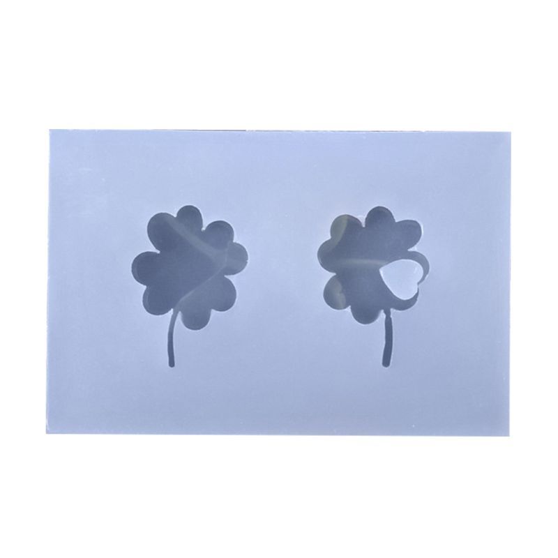 Lucky Four-Leaf Clover Silicone UV Resin Mold for DIY Crafts
