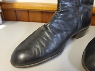 Bally Rudy Boots Black Supple Calfskin Leather Ankle Zip-Up Italy