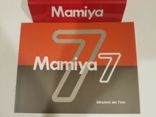 MAMIYA 7 BODY INSTRUCTION MANUAL   ITALIAN LANGUAGE   ORIGINAL PRINT 