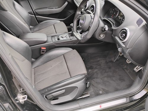 2018 Audi A3 1.5 TFSI S line Black Edition Petrol Manual Full Service History - Picture 9 of 24