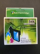 Cyan Ink Cartridge For Brother LC61 LC-61 MFC 250C 255CW 290C 295CN 490CW 495CW