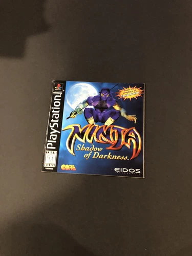 ninja shadow of darkness ps1 Manual Only