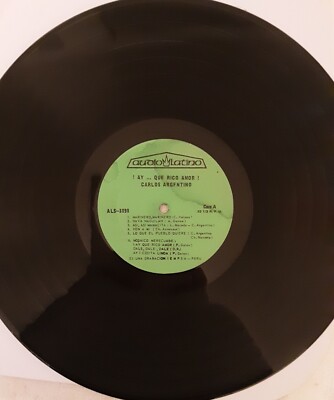 Carlos Argentino, ,,ay.....Que rico amor,,,vinyl  