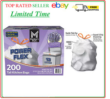 Member's Mark Power Flex 13-Gallon Tall Kitchen Trash Bags, Lavender, 200 ct