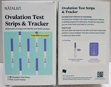 2pk New! Natalist Ovulation Test Kit - 30 TEST STRIPS Cycle Tracker Each