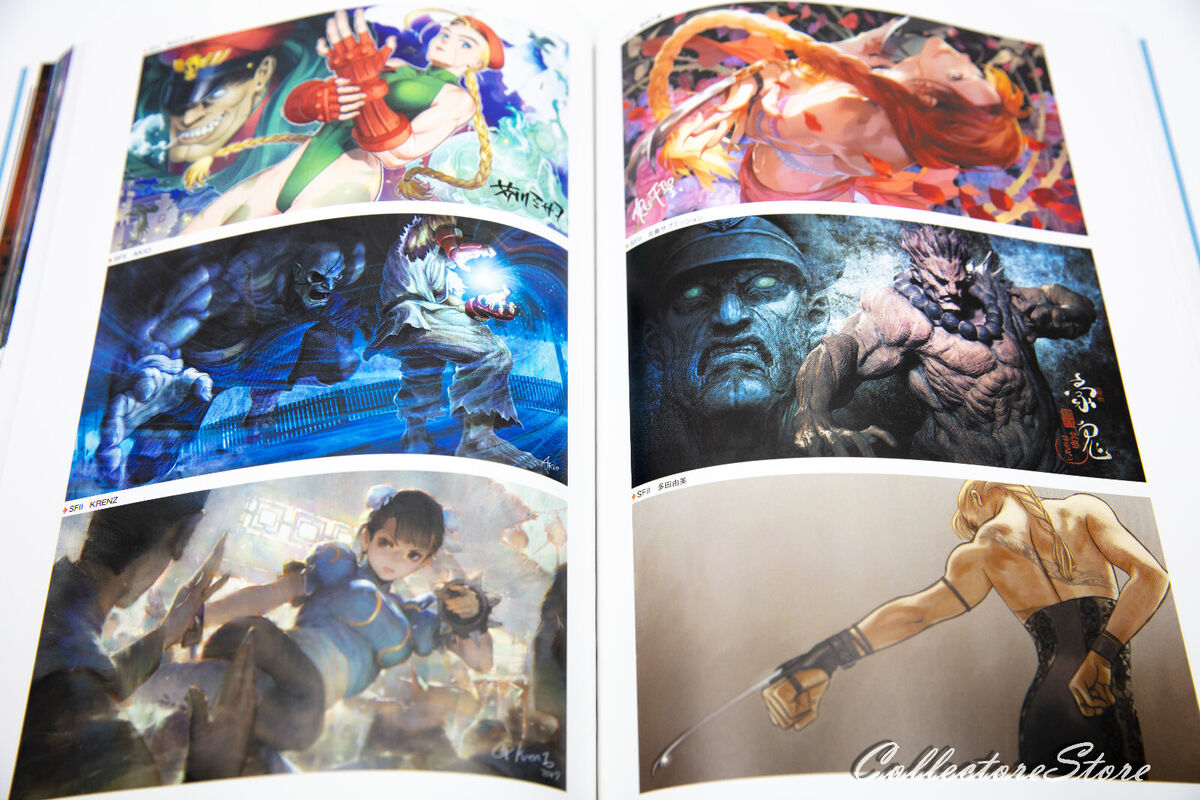 Street Fighter V 5 Climax Arts + Zero to 6 Art Book, Design Works Visual  Capcom