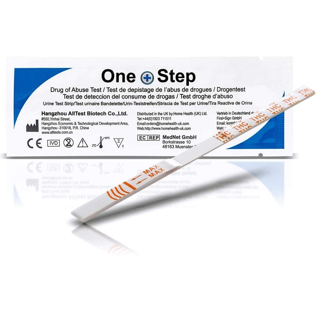 Cotinine (Nicotine) Smoking Home Urine Test Kits - One Step - Choose Pack  Size