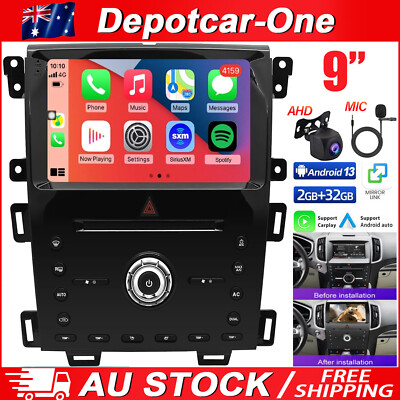 9'' IPS Android 13 Car Radio Stereo Carplay GPS Navi DSP For Ford Edge 2010-2015