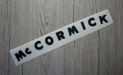 MC Cormick Aufkleber für Traktor DLD 2, DED 3, DGD 4, usw. Sitzschale schwarz .
