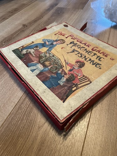 VINTAGE FISHING GAME 1900’s ORIGINAL VIKING TOYS MADE IN MANCHESTER - Picture 6 of 19