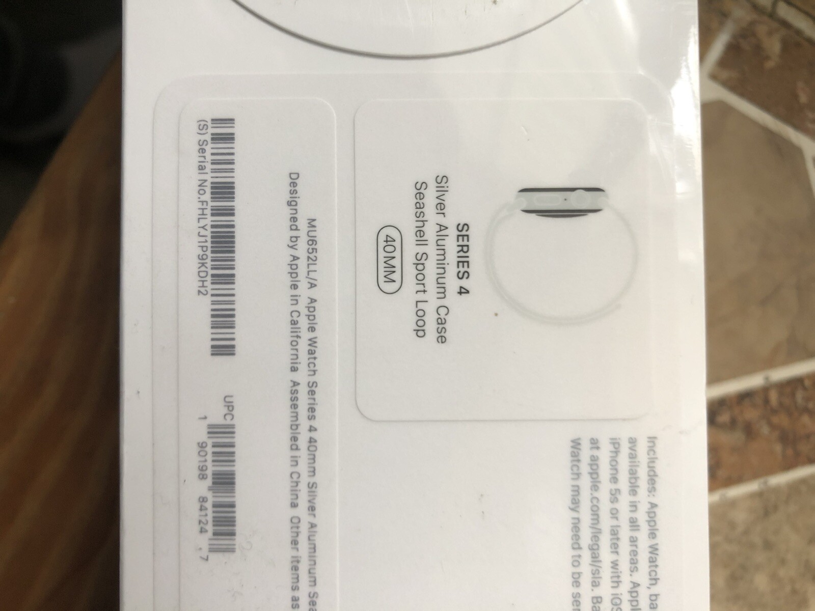 series 4 seashell sport loop