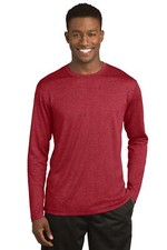 Sport-Tek Mens Long Sleeve Heather Contender Crew Neck Tee ST360LS