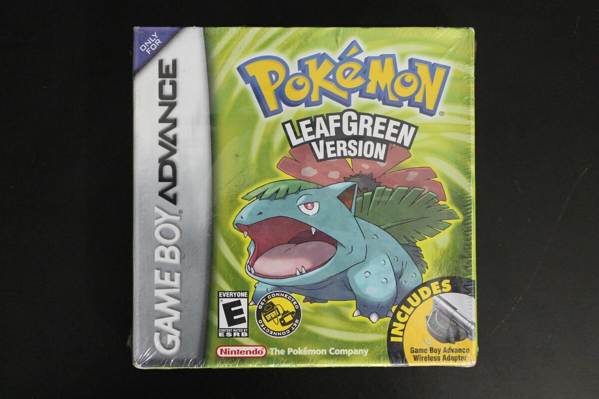 Pokemon Leaf Yellow Game Boy Advance GBA 32-bit - Bitgameshop