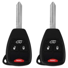 2 AKS KEYS 4B Key Fob Aftermarket Replacement for Jeep Dodge Chrylser KOBDT04A