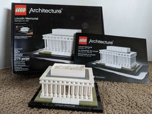 lincoln memorial lego set