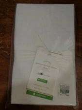 POTTERY BARN SPENCER WASHED COTTON WHITE EURO PILLOW SHAM NEW