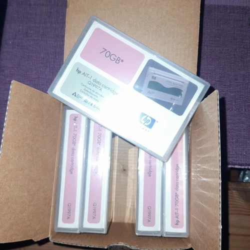 5 Stück HP AIT-1 Data Cartridge Datenkassette - Q1997A- in original Verpackung 