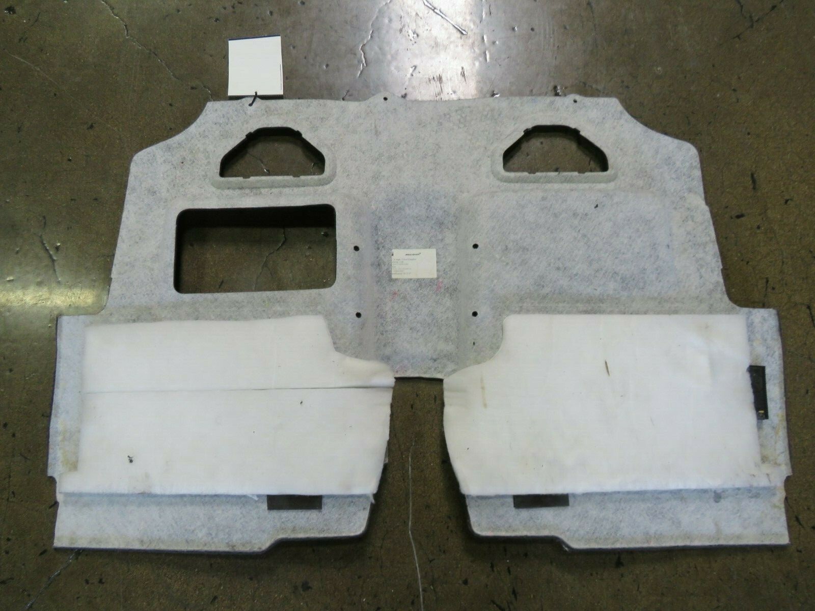 McLaren 570S Spider, Back Wall Rear Carpet Panel, Used, P/N 13N2733SP