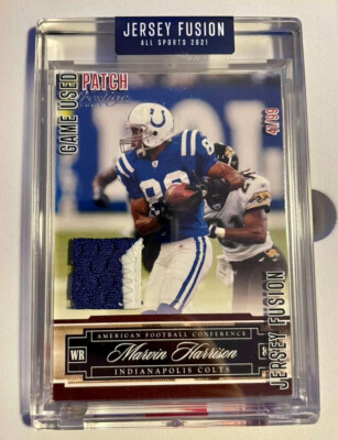 Marvin Harrison Jersey Fusion 41/99 Game Used Patch