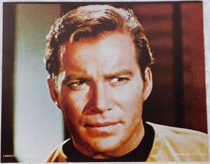 Vintage 1960s Star Trek Captain Kirk Movie Publicity Press Photos Poster 9 x 8