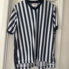 Winners sportswear Referee Umpire Jersey Shirt Size XL Black White