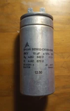 CAPACITOR EPCOS B25832-C4106-K009 MKV 10uF AC640V AC570V   -new