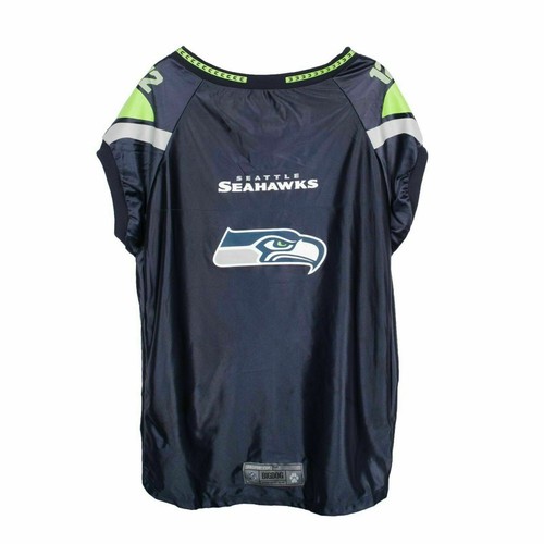 SEATTLE SEAHAWKS DOG CAT PREMIUM JERSEY ALT w/NAME TAG LE EXTRA SMALL XS BIG DOG - Picture 4 of 4
