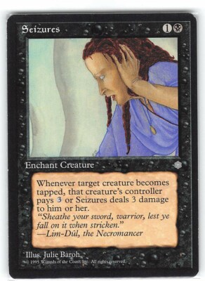 Seizures *Common* Magic MtG x1 Ice Age MP