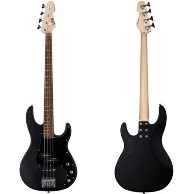 ESP LTD AP-204 Bass Guitar - Black Satin