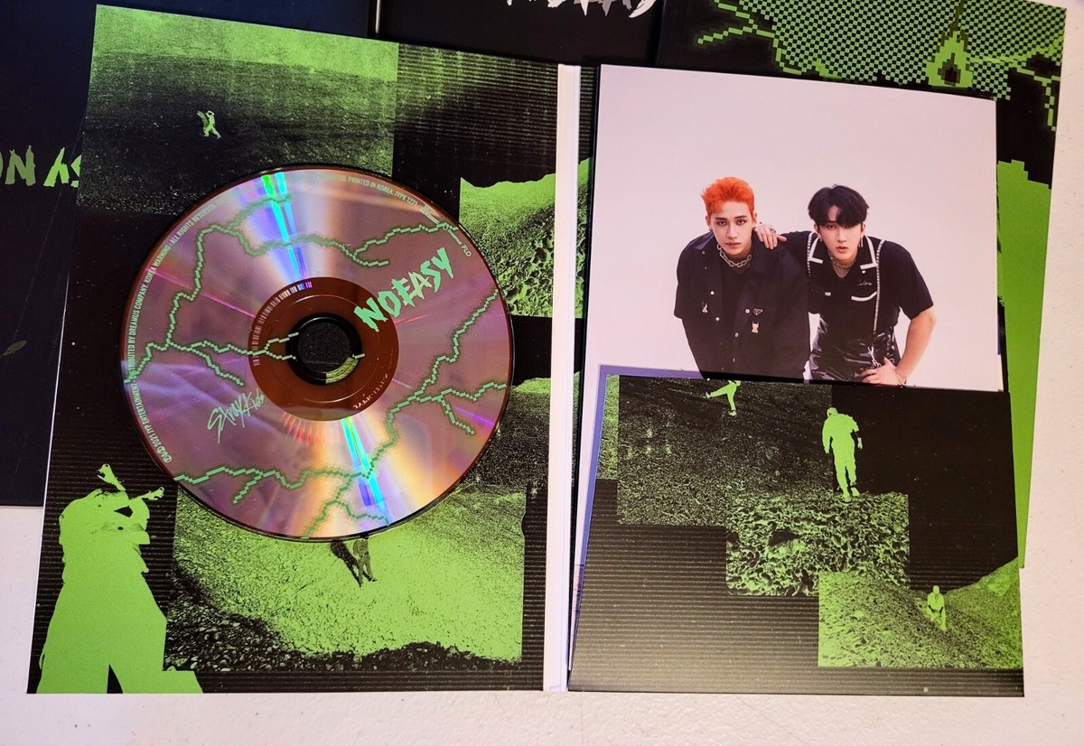 Stray Kids No Easy NOEASY Album Green Version NEW OPEN BOX! | eBay