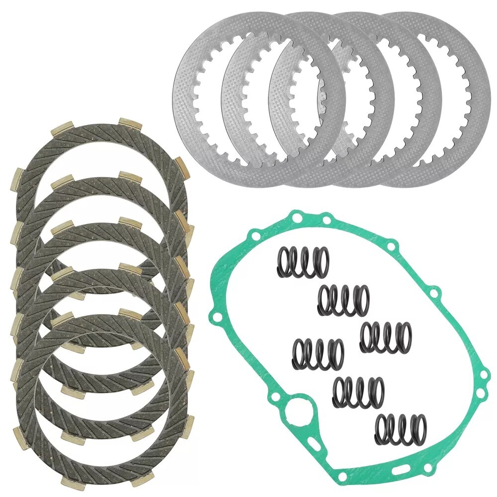 Clutch Friction w/ Steel Plates Gasket Kit for Kawasaki Z125 Pro BR125 2017-2023