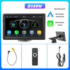 7" Portable Carplay Android Auto Play Car Stereo FM Radio Touch Screen Bluetooth