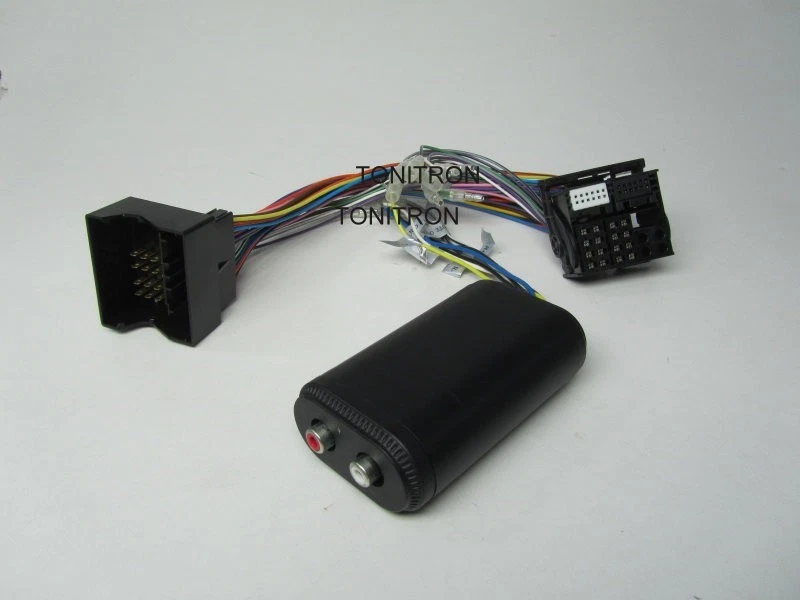 für Skoda Audi Quadlock Remote High Low Adapter Chinch Radio Ausgang Verstärker - Bild 1 von 1