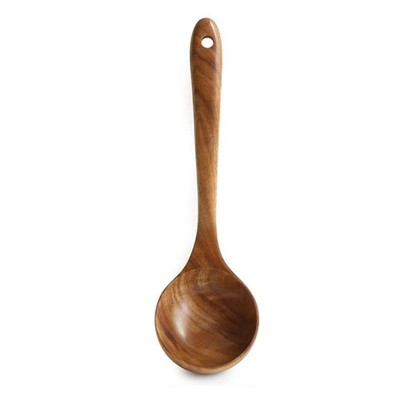 Teak Kitchen Utensils,Wooden Soup Spoon Kitchenware Seasoning Scoop Dipping,O...