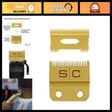 Professional Grade Hair Clipper Blade Cutter Set - Replacement for Smooth Cuts