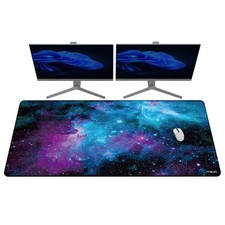 Mydours 59 x 28 inches Gaming Mouse Pad XXL Full Desk Pad Smooth Fabric Non-Slip