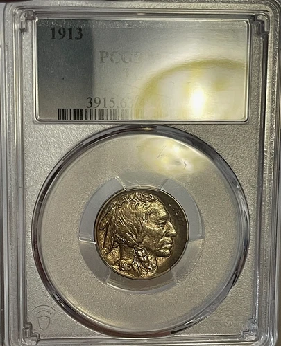 1913 Buffalo Nickel Type 1 PCGS MS63 Nicely Toned!