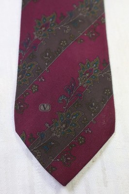 VALENTINO 100% SEIDE SEIDE KRAWATTE KRAWATTE MADE IN ITALY VINTAGE