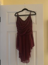 Maroon Curtain Call Dance Costume Youth xl