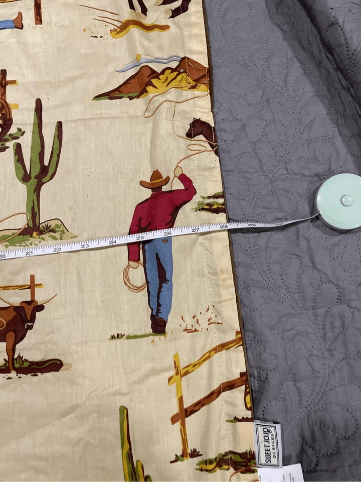 Manta de bebé vaquero diseño Sweet Jojo suave niño Foto 3 de 4