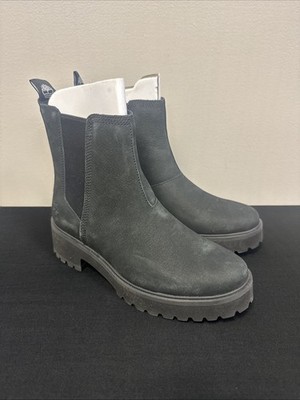 Timberland Carnaby Cool Chelsea Boots  Black Nubuck TB0A5NPK015 Size 7.5