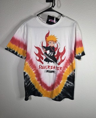 Box Lunch Bleach Soul Eater Chibi Ichigo Tie Dye T-Shirt exclusive NWT Mens (S)