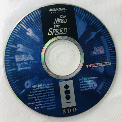 Videospiel The Need for Speed nur Disc Panasonic 3DO
