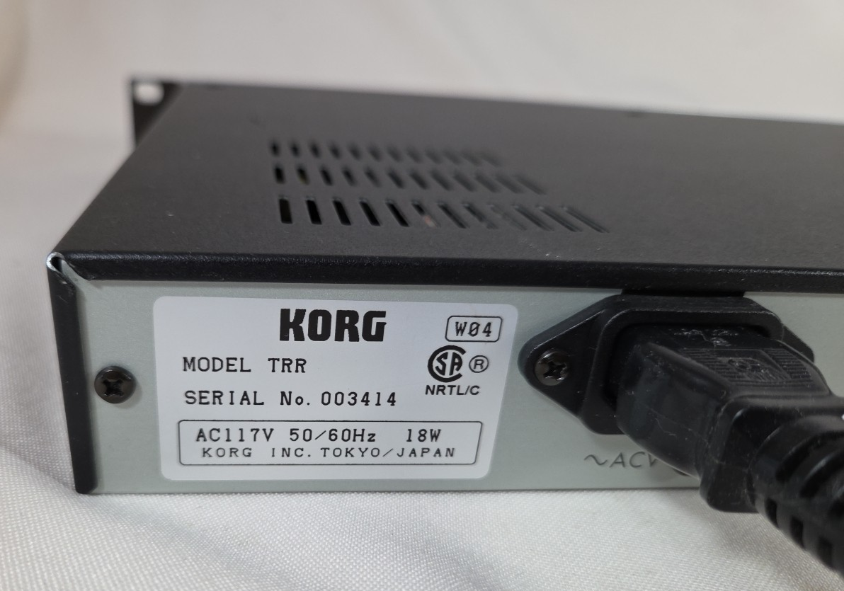 Korg TR Rack Expanded Access Module Synthesizer w/ Power Cord + 2