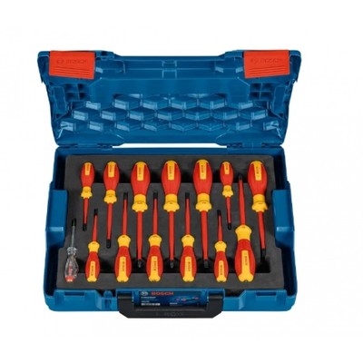 Set Pinze E Cacciaviti VDE 14 Pezzi, Mannesmann, Omologato Fino A 1000V, 10 Anni Di Garanzia